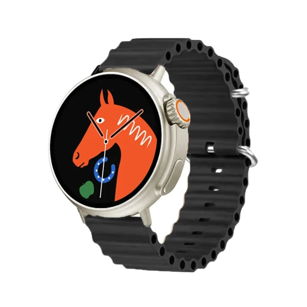 2025 Ultra 9 Smartwatch for Men with GPS, Bluetooth Calling, Health Monitoring, and Wireless Charging for Android and iOS